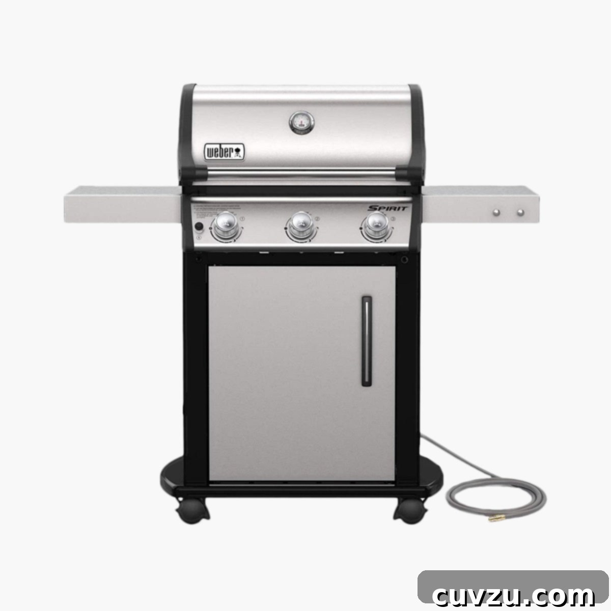 14 Essential Grilling Tools You Need 8 A Weber stainless steel natural gas grill.