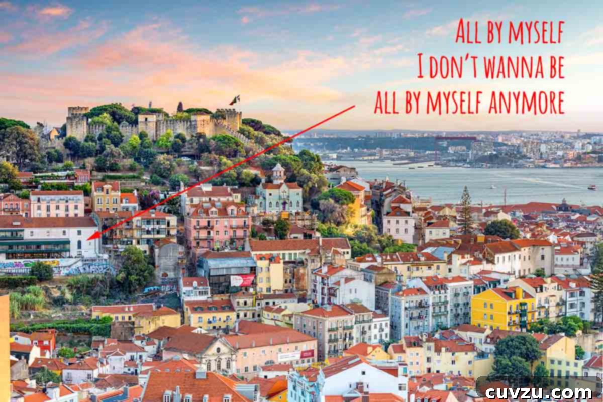 Beyond the Bun: The Soul of a Bifana 3 Colorful photo of a Portuguese town Alfama.