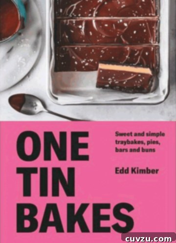 Cover of the cookbook 'One Tin Bakes' by Edd Kimber, featuring delicious baking recipes.