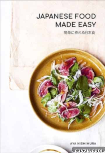 Japanese Food Made Easy cookbook cover, showing a visually appealing cover design.