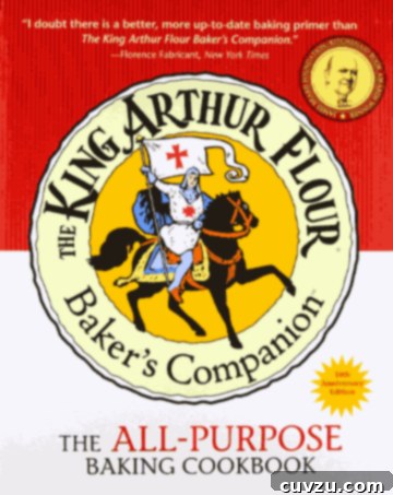 The King Arthur Baking Company’s All-Purpose Baker’s Companion cookbook cover.