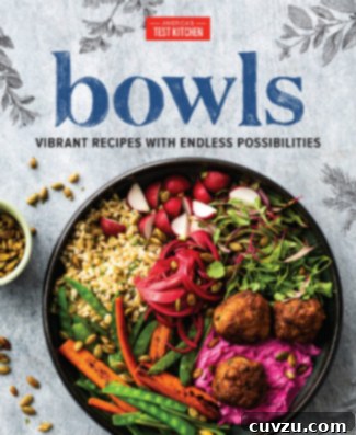 Bowls Cookbook cover, a beautiful culinary book.