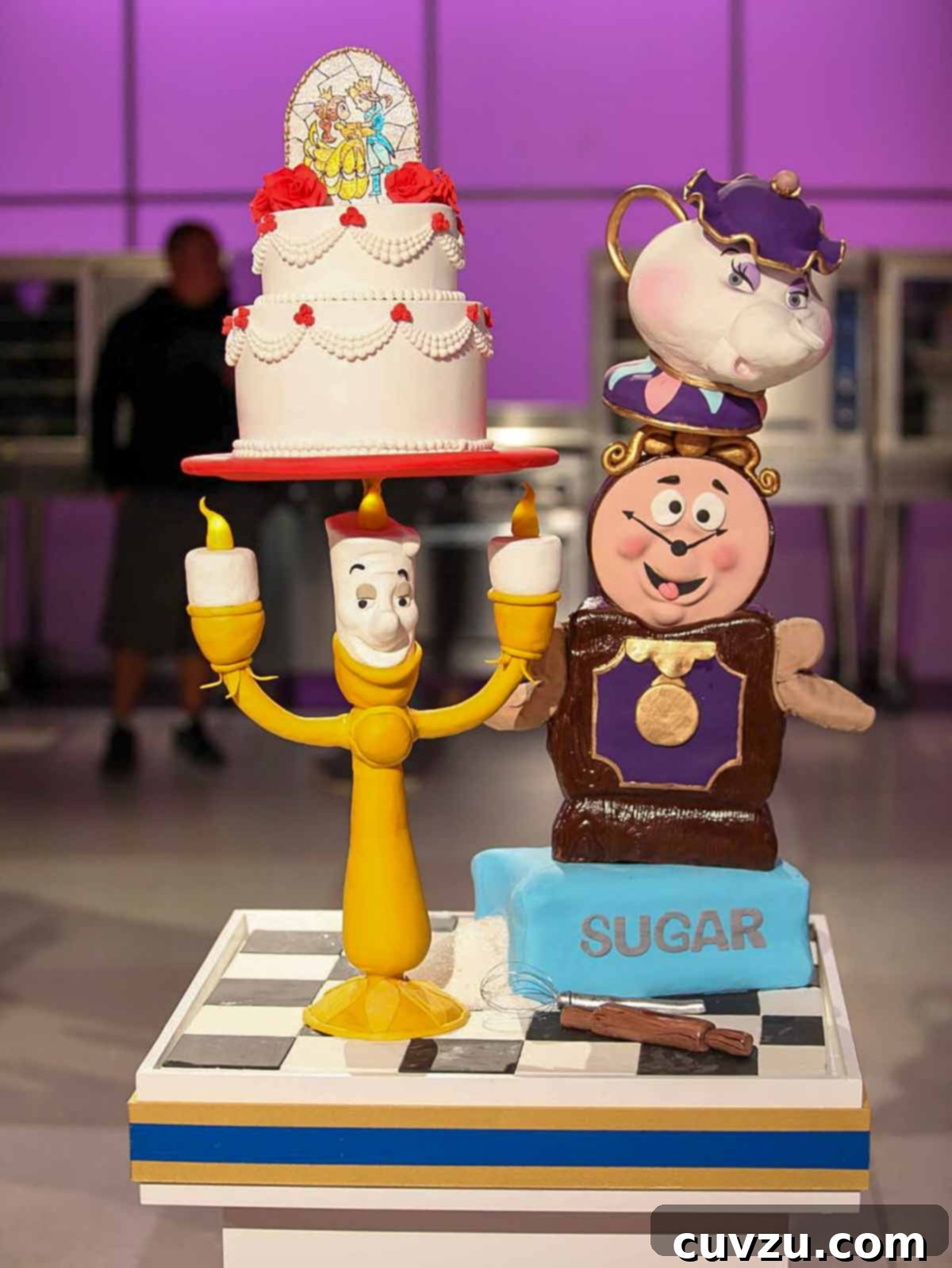 Fall 2021's Top 6 Must-See Baking Competition Shows 2 Characters from Beauty and the Beast made into a cake for a baking competition show