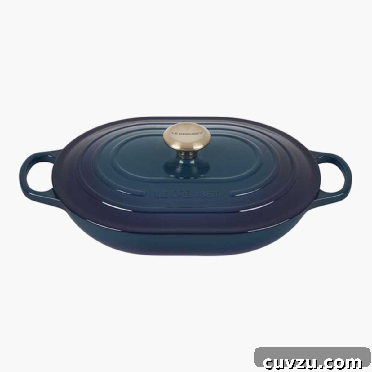 The 10 Must-Have Tools for Thanksgiving Dinner 7 Le Creuset Signature Oval Casserole Side View