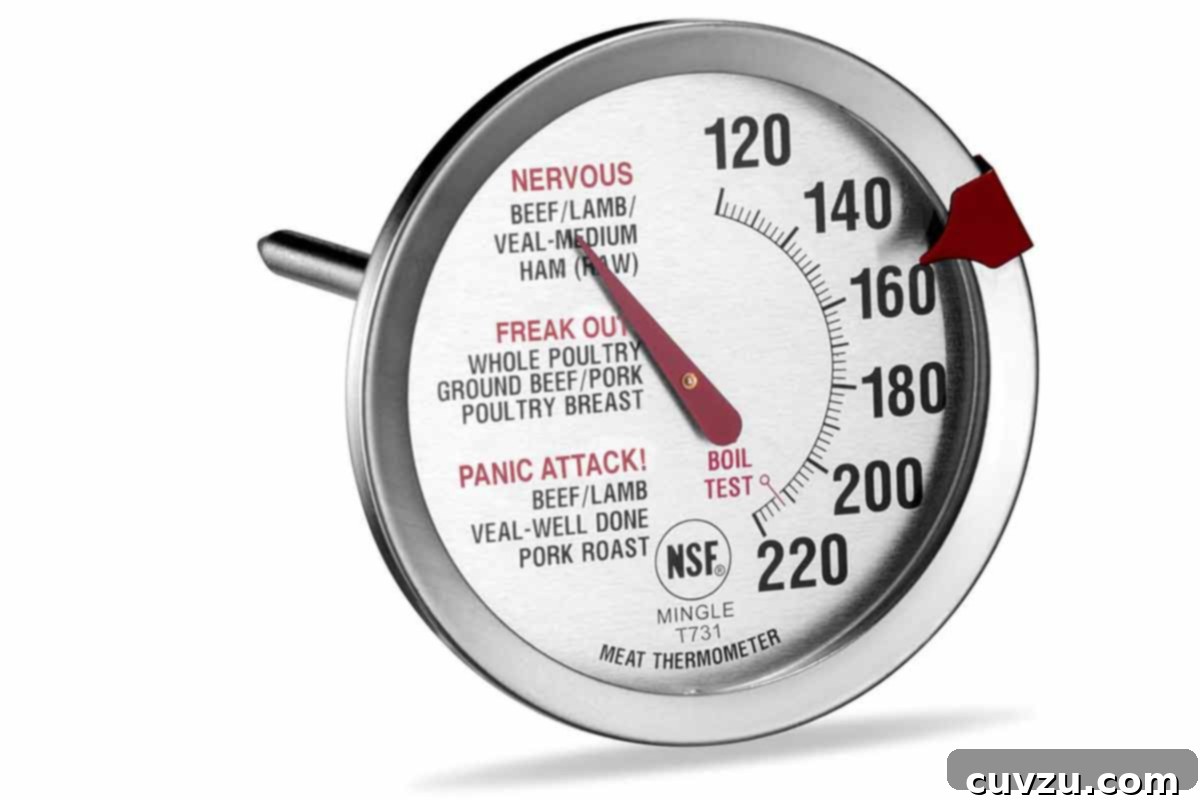 A meat thermometer.