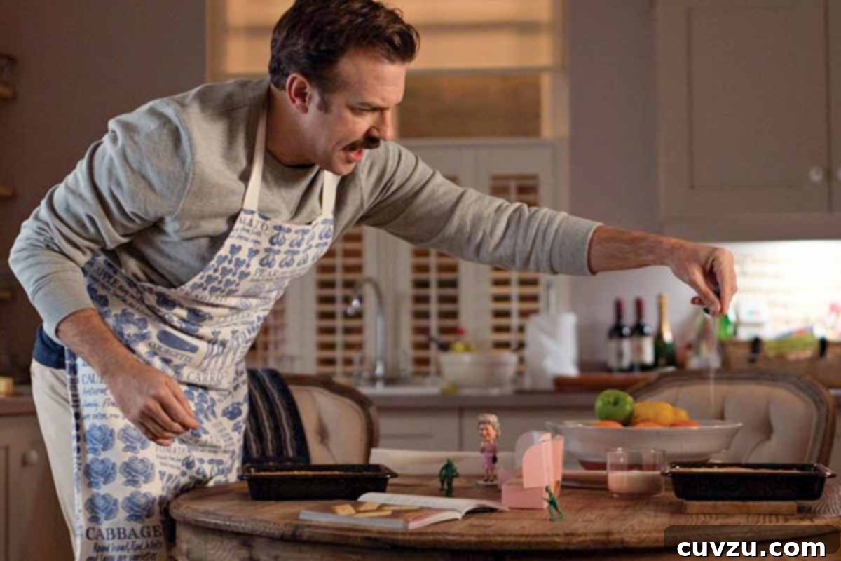 Host the Ultimate Cookie Swap 6 Ted Lasso (Jason Sudeikis) making his famous shortbread cookies