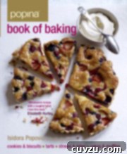 Mediterranean Medley Biscotti 4 Popina Book of Baking cookbook cover with various baked goods.