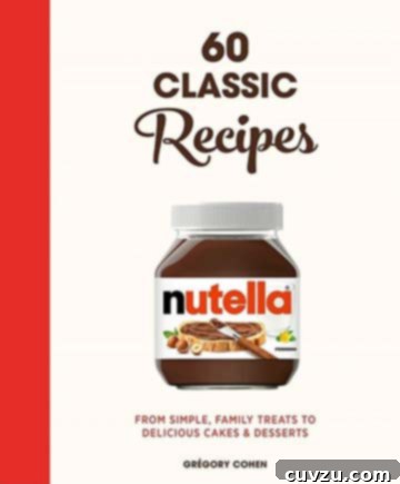 The Nutella Cookbook. A beautifully designed cookbook showcasing a variety of recipes that highlight the versatility of the popular chocolate hazelnut spread.