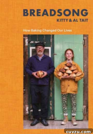The cover of the 'Breadsong' cookbook, featuring artisan bread.