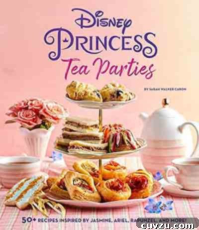 Warm Cinnamon Pear Puffs 5 Disney Princess Tea Parties Cookbook cover