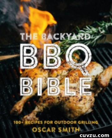 The Backyard BBQ Bible Cookbook cover art.
