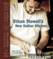 Pancetta and Chanterelle Gnocchetti with Fresh Mint 4 Ethan Stowell's New Italian Kitchen cookbook cover