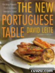 The New Portuguese Table by David Leite, a cookbook offering modern takes on classic Portuguese cuisine.