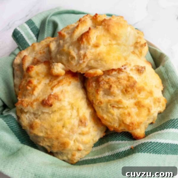 Buttermilk Drop Biscuits, a classic Southern staple.