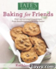 Cover of Tate's Bake Shop Baking for Friends cookbook.
