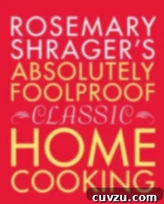Rosemary Shrager's Absolutely Foolproof Classic Home Cooking cookbook cover.