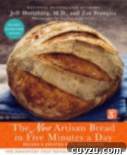 The cover of The New Artisan Bread in Five Minutes a Day cookbook