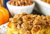 Spiced Pumpkin French Toast Bake