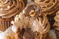 Decadent Nutella Swirl Cupcakes