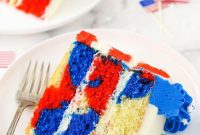 Fourth of July Swirl Cake