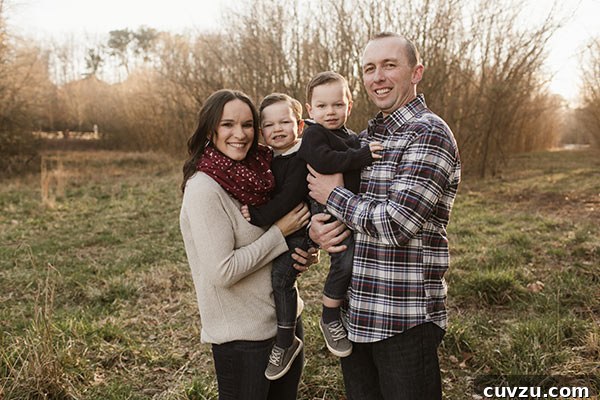 Our Dynamic Duo Hits Two 3 image of Lindsay and Ian standing holding twins