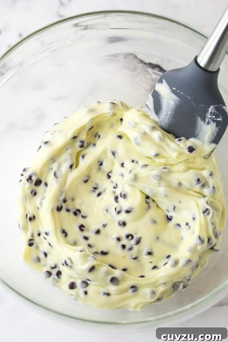 These Black Bottom Cupcakes combine two desserts in one with a rich chocolate cupcake and a creamy chocolate chip cheesecake filling. Folding mini chocolate chips into cream cheese filling