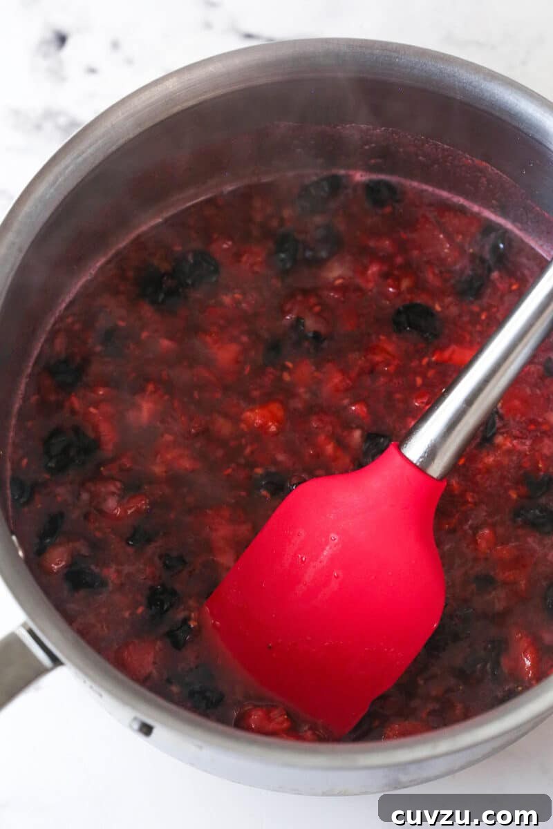 Triple Berry Cheesecake Recipe with Fresh Mixed Berries 8 img 168440 7