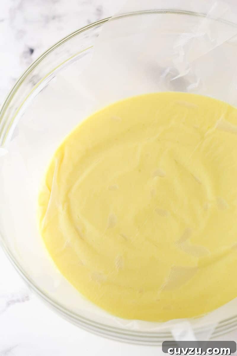 Magnolia Bakery-Style Banana Pudding Recipe from Scratch 8 Homemade vanilla pudding in a bowl